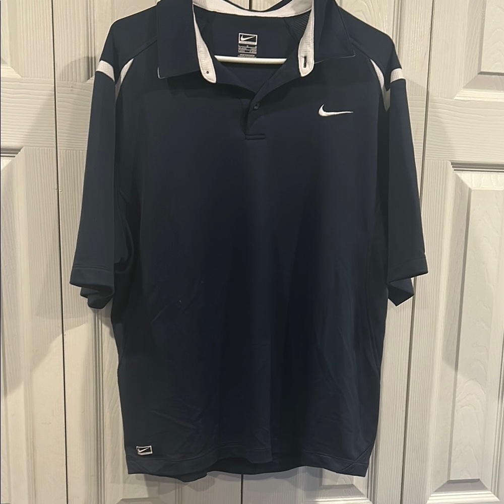 Nike Men's Navy Polo Shirt